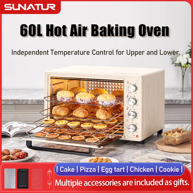 Forno elettrico SUNATUR: pizza e pasticceria perfette - 60 l